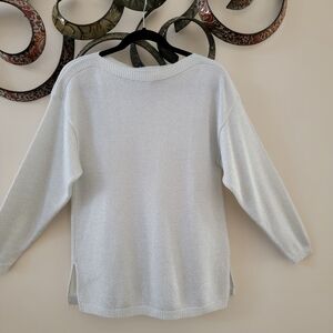 Ford Women's Soft Gray Crew Neck Sweater